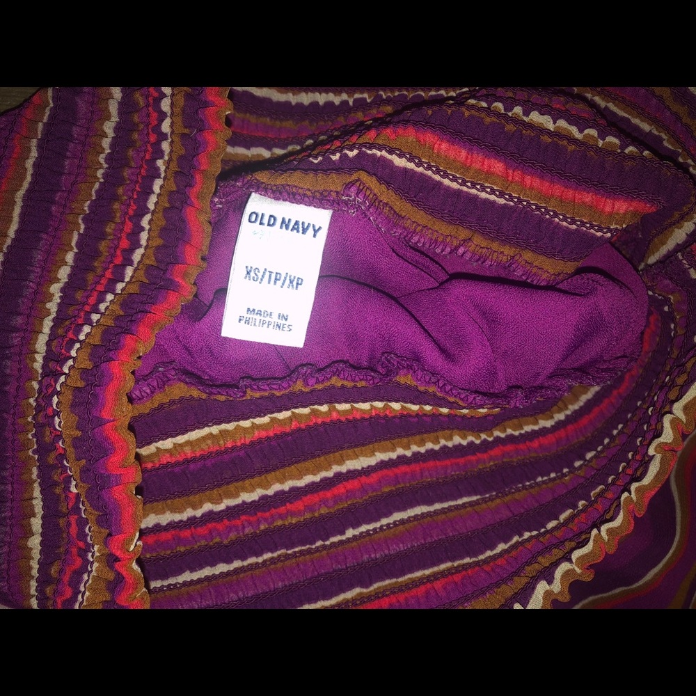 Striped multi color old navy skirt - Picture 3 of 4